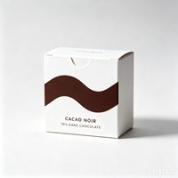 Mini Umweltfreundliche Biologisch Abbaubare Schokoladen-Geschenkbox Individueller CMYK-Druck Kraft-Wellpappe Verpackungsbox Hochzeits-Gastgeschenk Weihnachten