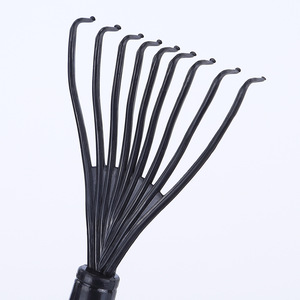 Peine de plástico para el cabello de 19 cm, herramienta multifunción para limpiar y remover el cabello suelto - Product Image 5