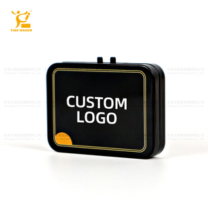 Tinsmaker nhà máy của biểu tượng tùy chỉnh trẻ em chống hộp thiếc nút hình dạng hình chữ nhật cho Bạc Hà kẹo Pill tinplate CR <span class=keywords><strong>tin</strong></span> gói - Product Image 2