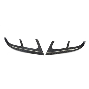 4PCS/SET Ventilateurs de pare-chocs arrière en fibre de carbone pour <span class=keywords><strong>Mercedes</strong></span> Classe CLA C117 <span class=keywords><strong>AMG</strong></span> CLA45 14-15 (Convient à: CLA45 <span class=keywords><strong>AMG</strong></span>) - Product Image 1