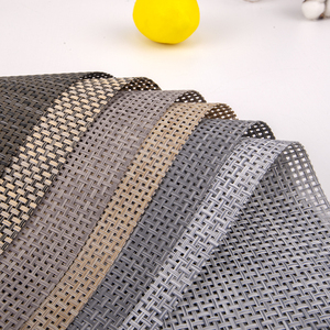 Nouveau Set de Table en PVC Tissé Croisé <span class=keywords><strong>Carré</strong></span> de 1 mm d'Épaisseur, Isolant Thermique, Lavable et Écologique - Product Image 6