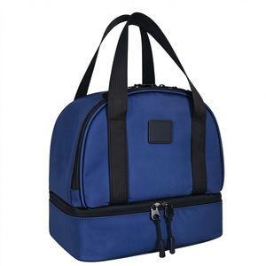 Sac isotherme imperméable en aluminium Oxford 900D avec logo personnalisé, double couche, fermeture éclair, classique, pour l'école, le pique-nique - Product Image 2