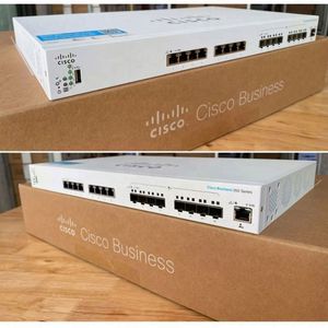 สวิตช์ใหม่แกะกล่อง CBS220-24T-4G รุ่นดั้งเดิม สมาร์ทสวิตช์ 24 พอร์ต 10/100/1000 + 4 พอร์ต Gigabit SFP สวิตช์ CBS220-24T-4G สวิตช์ Cisco - Product Image 1
