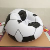 Canapé gonflable portable en PVC pour l'extérieur, style football, prix usine, modèle populaire 2026
