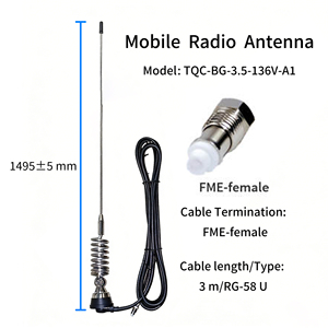 ZARA130 VHF a molla con Base pieghevole <span class=keywords><strong>per</strong></span> autoradio Mobile Antenna - Product Image 2