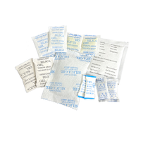 Perles de gel de silice désiccantes parfumées au citron, sachets moulés par injection