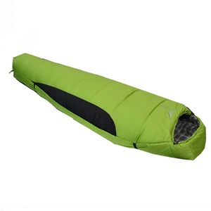 Saco <span class=keywords><strong>de</strong></span> Dormir Tipo Momia con Capucha para Invierno, con Correa <span class=keywords><strong>de</strong></span> Compresión en la Espalda, Ideal para Acampar y Viajar - Product Image 4