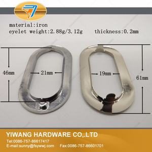 YIWANG Manufacture Iron Oval <b>Eyelets</b> and Grommets for Curtain Shoes - Product Image 3