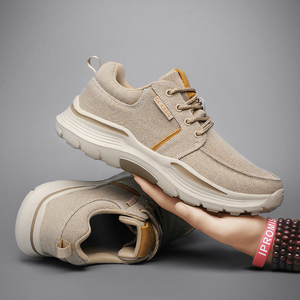 Zapatillas <span class=keywords><strong>de</strong></span> Lona y Malla <span class=keywords><strong>para</strong></span> <span class=keywords><strong>Hombre</strong></span> con Logotipo Personalizado, Talla 48, Estilo Casual, Deportivo, <span class=keywords><strong>para</strong></span> Caminar al Aire Libre, con Cordones, Suaves, que Aumentan la Altura - Product Image 2