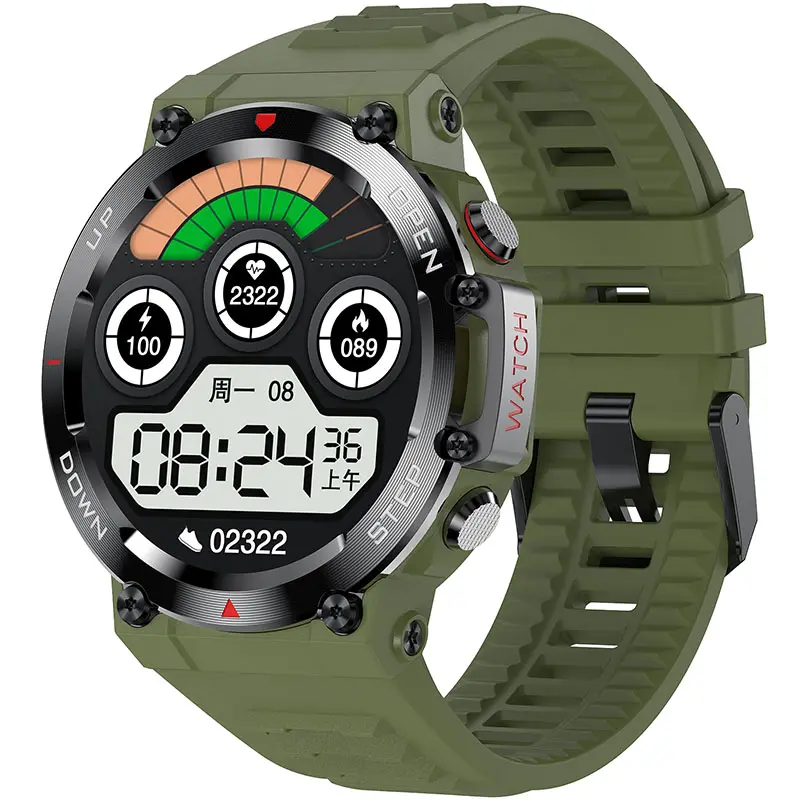 Valdus Weer 24 Uur 400Mah Batterij Outdoor Sport Gezondheid Hartslag De Hele Dag Hd Groot Scherm Bt Smart Watch Ak45