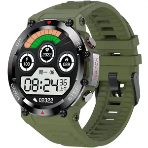 Valdus-reloj inteligente AK45 para deportes al aire libre, smartwatch con pantalla HD grande, control del ritmo cardíaco, 24 horas, batería de 400mAh