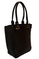 Sac fourre-tout noir en cuir véritable avec logo personnalisé, peau souple, design de luxe, grand sac à main à fermeture éclair, sac à bandoulière portable dernière mode