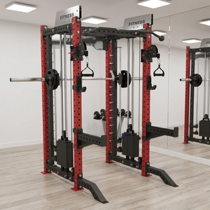 Máquina Smith Estación Multifuncional Combo de Rack para Sentadillas Cruce de Cables Smith Polea de Potencia Equipo de Gimnasio Entrenador <span class=keywords><strong>Multipower</strong></span> - Product Image 1