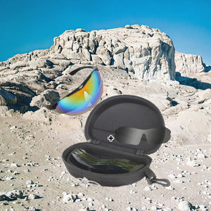 Kit de lunettes de sécurité 6 lentilles interchangeables Anti-rayures Protection UV Léger Cadre intégral Cyclisme Résistant aux chocs Lunettes Z87 - Product Image 3