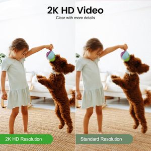 กล้องวงจรปิดภายในบ้าน Infiya 2K ความละเอียด 1080p Full HD 2MP สำหรับดูแลสัตว์เลี้ยงและเด็ก หมุนได้ 360 องศา พร้อมระบบติดตาม AI เพื่อความปลอดภัยในบ้าน - Product Image 3