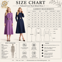 Robes officielles élégantes de haute qualité pour femmes, robe élégante à manches longues, col en V, ceinture, mode modeste, robes formelles et décontractées