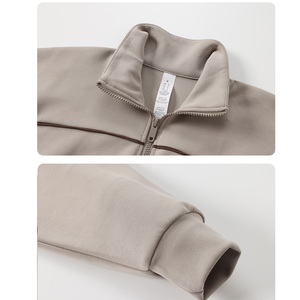 Set Due Pezzi Roregal in Modal Vestibilità Ampia per Donna, Giacca Yoga con Zip e Pantaloni a Gamba Dritta, Completo Casual per Yoga e Palestra - Product Image 2