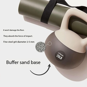 El material de PVC suave de Kettlebell es adecuado para mujeres, entrenamiento de fuerza de sentadillas profundas y levantamiento de cadera para lograr la libertad física - Product Image 3