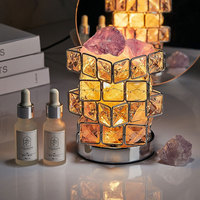 Lampe au sel rose de l'Himalaya Vente en gros d'ions négatifs naturels libérant une lampe de table au sel rose de l'Himalaya