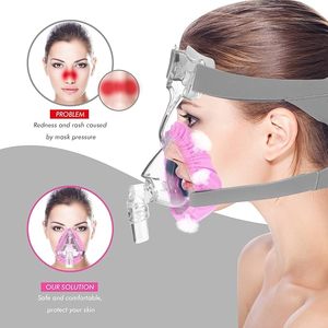 Mascherina CPAP rosa fodera per F20 maschera completa cuscino e copertura, perfetta e Comfort misura riutilizzabile 1pc - Product Image 6
