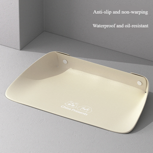 Voedermat voor huisdieren Waterdicht Oliebestendig Gemakkelijk schoon te maken Half dekking Sterke adsorptie Slijtvast Kat Hond Kommat Draagbaar - Product Image 4