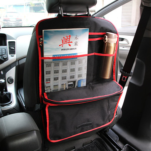 Bolsa de almacenamiento para respaldo de asiento de coche, tela Oxford, 4-7 compartimentos, multifuncional, para organizadores de coche - Product Image 1