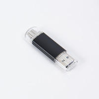 Memoria USB 2.0 Personalizada 2 en 1 de 1 TB a 16 TB para Computadora y Automóvil, Unidad Flash USB de Metal de 128 MB a 128 GB con Logotipo Personalizado Giratorio
