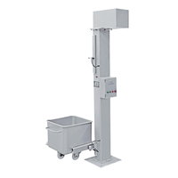 Lève-charge en acier inoxydable pour saucisses et hot-dogs, capacité 200 kg, garantie 1 an