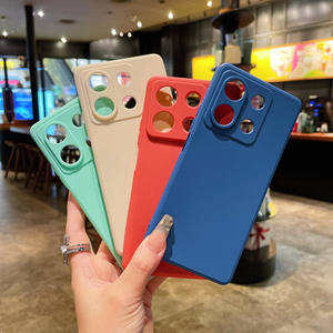 Nueva funda de teléfono de TPU de precio barato Popular para Redmi Note 14 Pro + funda protectora de cámara de Color caramelo para funda Xiaomi - Product Image 1