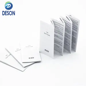 Deson منتج مخصص تعليمات دوائية كتب طباعة يدوية طباعة أوفست كتيب مزدوج الجانب الطباعة