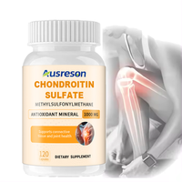 Complément Alimentaire pour la Densité Osseuse Ausreson ODM Glucosamine Chondroïtine MSM Capsule Soutien Articulaire Vegan Capsules de Sulfate de Chondroïtine
