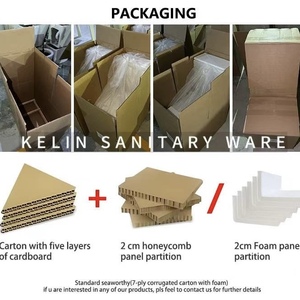 Nổi sọc hình bầu dục tường treo gốm rửa lưu vực với mô hình bằng đá cẩm thạch nổi hình elip cột nghệ thuật chìm cho phòng tắm - Product Image 4