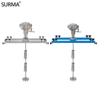 SURMA 50 gallons IBC Ton Barrel 1000L Acier inoxydable Type de plaque horizontale Mélangeur pneumatique spécial pour équipement de mélange chimique