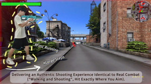 Cảm biến chuyển động chia sẻ trò chơi tương tác Trò chơi bắn súng tương tác với máy chiếu hoặc màn hình LED cho trẻ em sự kiện - Product Image 3