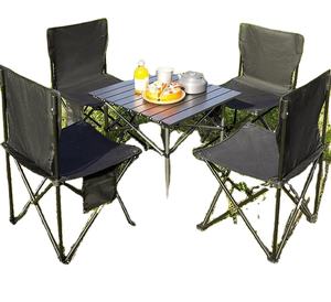 Ensemble de <span class=keywords><strong>table</strong></span> <span class=keywords><strong>et</strong></span> <span class=keywords><strong>chaise</strong></span> d'extérieur pliable <span class=keywords><strong>et</strong></span> portable, <span class=keywords><strong>table</strong></span> de <span class=keywords><strong>camping</strong></span> en alliage d'aluminium, barbecue, équipement de <span class=keywords><strong>camping</strong></span>, <span class=keywords><strong>table</strong></span> en rouleau d'œufs - Product Image 1