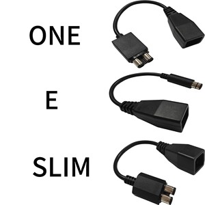 Adaptateur d'alimentation secteur pour Xbox <span class=keywords><strong>360</strong></span> vers Xbox One, Xbox One Slim, <span class=keywords><strong>360</strong></span> E, câble transformateur, convertisseur, câble de transfert - Product Image 1