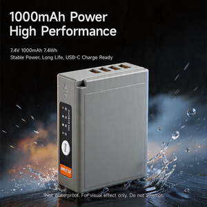 Batterie d'appareil photo rechargeable NP-W126 NP-W126S entièrement décodée avec port de charge Type-C pour <span class=keywords><strong>Fujifilm</strong></span> XT20 <span class=keywords><strong>XT3</strong></span> X100F XA7 XM5 - Product Image 2