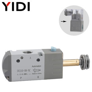 3V210-08 Luft pneumatisches Magnetventil <span class=keywords><strong>2</strong></span> Position 3-Wege-Steuerventil AC 24V 36V 110V 220V DC 12V 24V mit Anschluss schall dämpfer - Product Image 5