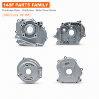 Fabricant de pièces en aluminium moulé sous pression ADC12, couvercle de carter de moteur de pompe à eau pour générateur 148F LC148F LC2300i OEM