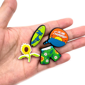 Accesorios <span class=keywords><strong>de</strong></span> Calzado al por Mayor F150: Hebilla <span class=keywords><strong>de</strong></span> <span class=keywords><strong>Goma</strong></span> Suave <span class=keywords><strong>con</strong></span> Diseño <span class=keywords><strong>de</strong></span> Ola <span class=keywords><strong>de</strong></span> Playa y Dibujos Animados, Estilo Veraniego Moderno y a la Moda - Product Image 4