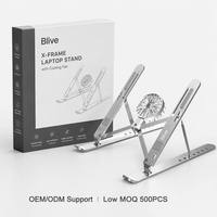 Support pour ordinateur portable ultra-stable avec ventilateur détachable, pliable, réglable en hauteur, support de tablette pour iPad Pro 12.9, vente en gros