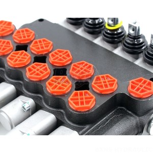 วาล์วควบคุมทิศทางไฮดรอลิกแบบหลายทางรวม P80-G34-G12-2QTW-YW-2QTW ขนาด 80 ลิตร/นาที แบบหกทาง ควบคุมด้วยมือ - Product Image 4