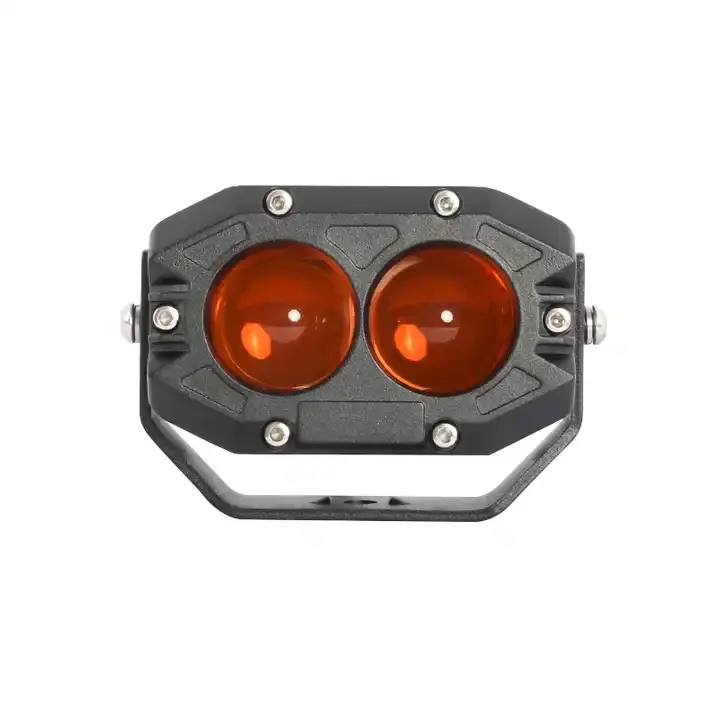 Motorcycle Mini LED Work Light 4" Inch 40W Fog Lamp Amber Tractor Truck IP68 Auto Lighting System