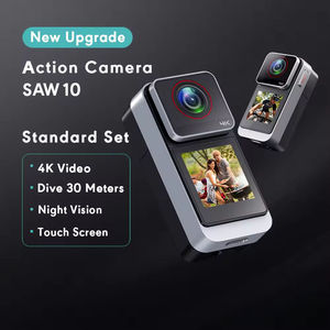 Caméra d'action WiFi 4K avec double écran tactile, étanche à 30 m, grand angle 150°, vision nocturne, suivi du visage, pour cyclisme en extérieur et vlogging - Product Image 4