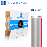 Câble plat flexible à connecteur IDC, câblage interne VW-1, résistant aux flammes, conforme à la norme UL2651, 26AWG, câbles plats pour ordinateur