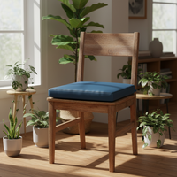 Coussins de siège modernes en cuir PU mousse sur mesure pour chaises promotionnelles - Imperméables, ignifuges, amovibles et lavables