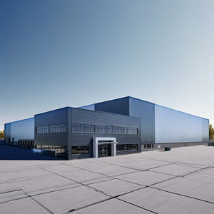 批发现代工业设计预制钢结构办公楼仓库工厂建筑轻型 - Product Image 4