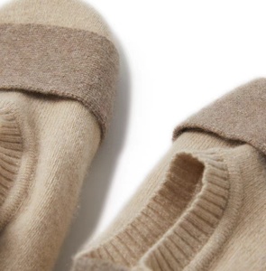 Zapatillas de Maternidad de Cachemira 100% Pura para Otoño-Invierno, Cálidas, de Corte Bajo, para Interiores - Product Image 4