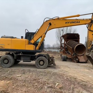 Excavatrice sur roues HYUNDAI 210W-7 d'occasion, 21 tonnes, hydraulique, matériel de construction - Product Image 3