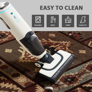 Tapis de cuisine rectangulaire antidérapant à motif géométrique patchwork, tapis d'entrée pour la maison en bambou et coton avec semelle en caoutchouc - Product Image 5